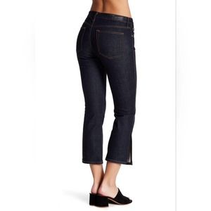 AG The Jodi Crop Side Slit Jean High Rise Slim Flare 27 R
